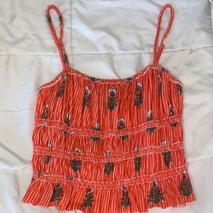 Free People Coral Top